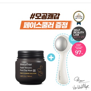 Mặt nạ đất sét Innisfree+ thanh lăn lạnh (Trả Order)