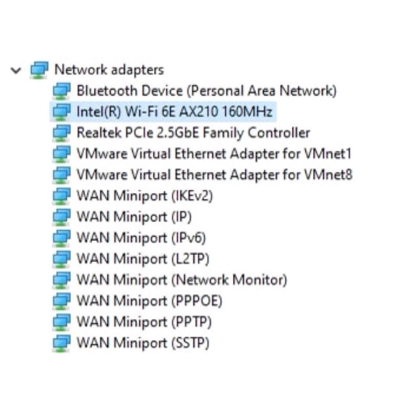 Card WIFI Intel AX210 tốc độ 5374Mbps tích hợp Wifi 6 và Bluetooth 5.2