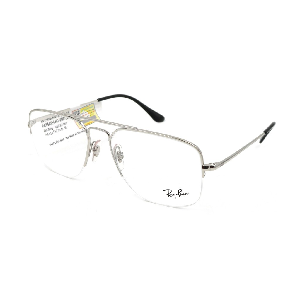 RB6441-Gọng kính nam nữ Rayban chính hãng (56-17-145), thiết kế dễ đeo bảo vệ mắt