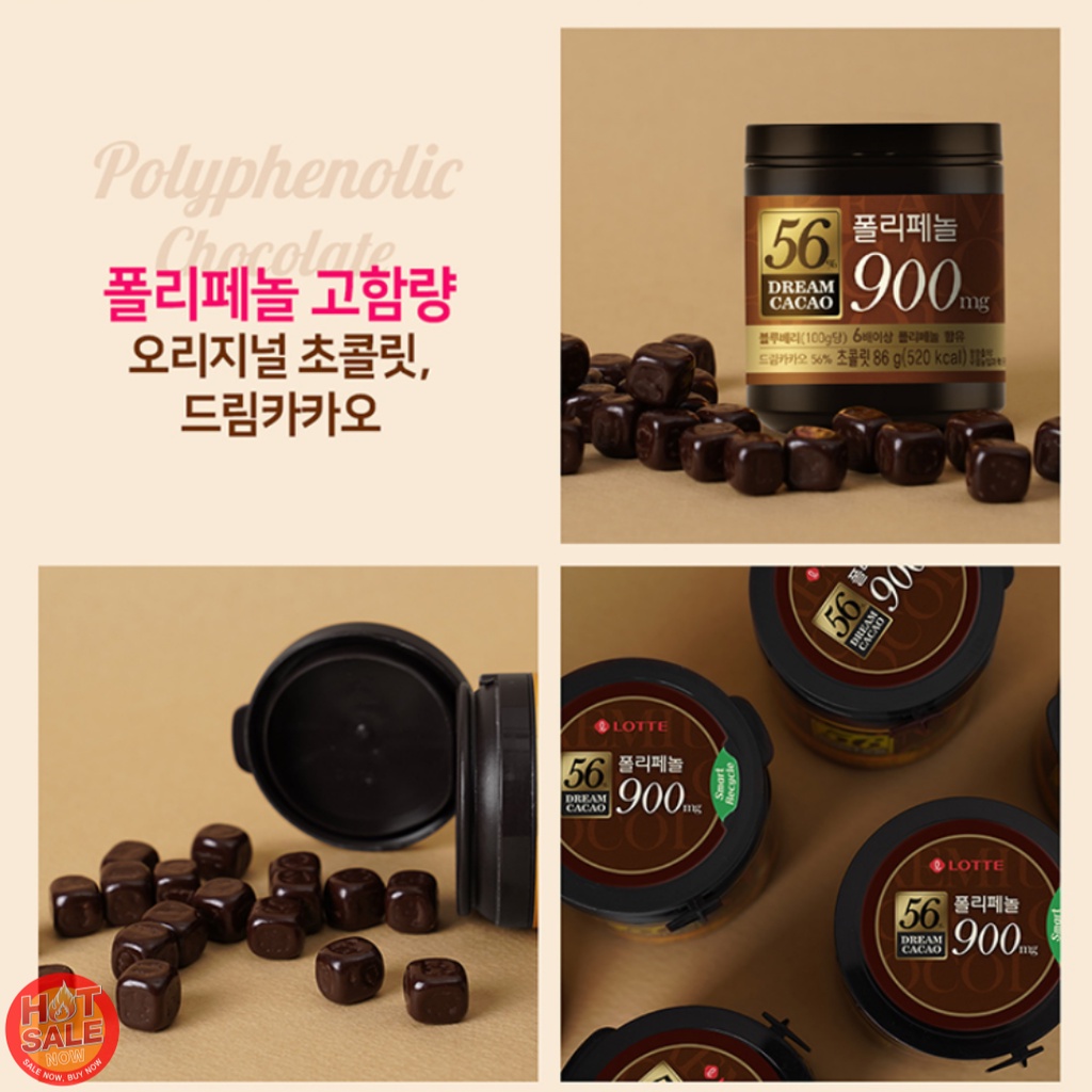 Kẹo chocolate Dream Cacao 56%, 72%, 82%