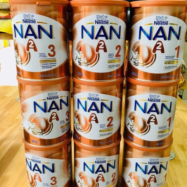 Sữa Nan A2 Úc đủ số loại 800g