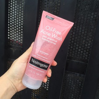 Sữa rửa mặt ngăn mụn Neutrogena Pink Grapefruit foaming scrub