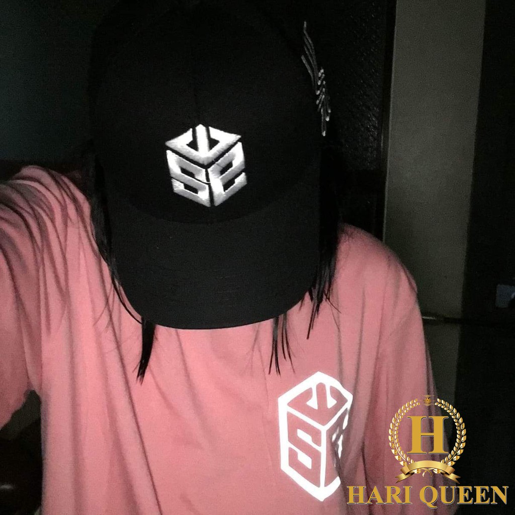 Mũ lưỡi trai SWE in hình sóng HARIQUEEN - Nón lưỡi trai SWE phản quang nam nữ unisex