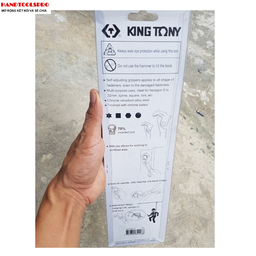 BỘ CỜ LÊ ĐA NĂNG 8-32MM KINGTONY 3616-10