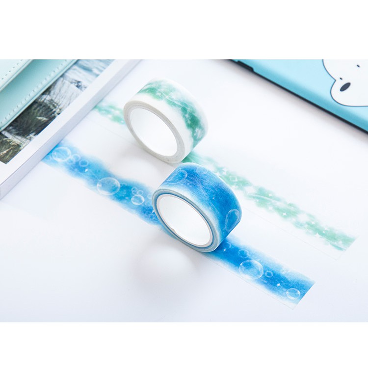Cuộn Băng Dính Washi Tape Trang Trí Sổ Lưu Niệm