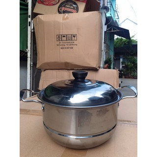 NỒI HẤP INOX- 20CM KÈM XỬNG HẤP