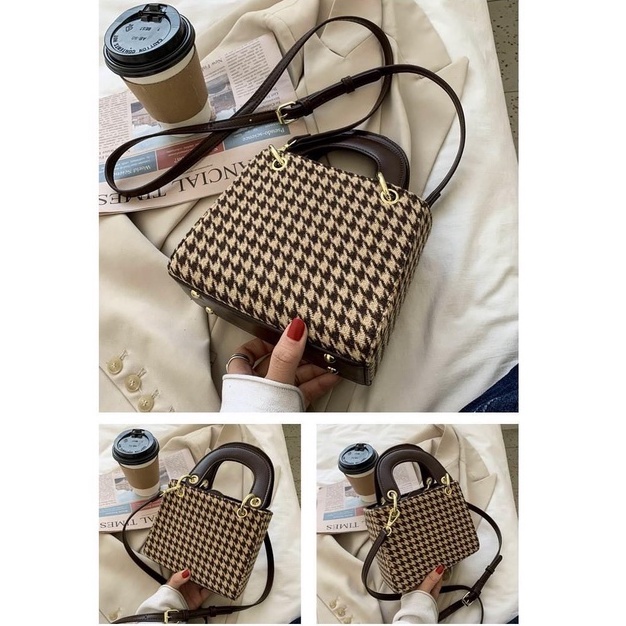 Túi xách nữ ulzzang đeo chéo sành điệu cá tính, Túi cầm tay thời trang đeo vai đi chơi đi làm cao cấp sang TD25