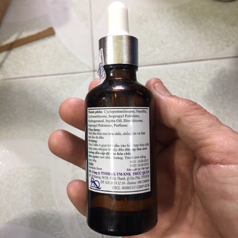 Tinh dầu khử mùi hoá chất và chống rát da đầu ALGO OIL50ml