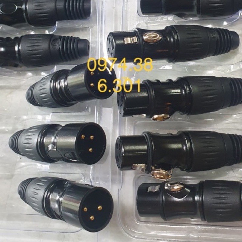 dây kết nối 3.5 ra 2 đầu canon xlr đực hoặc cái