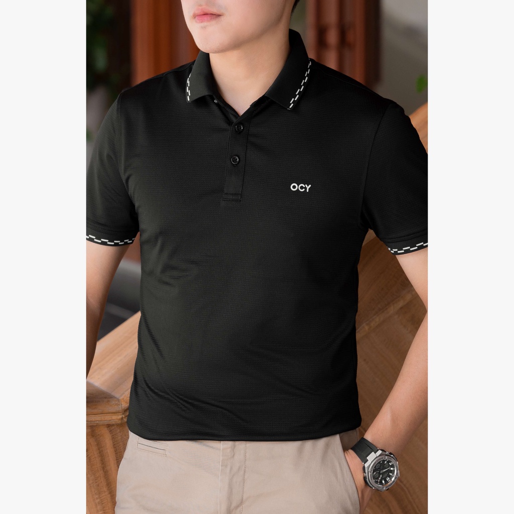 Áo thun Polo nam cổ bẻ phối viền caro vải thấm hút mồ hôi MAPLS2102 | BigBuy360 - bigbuy360.vn