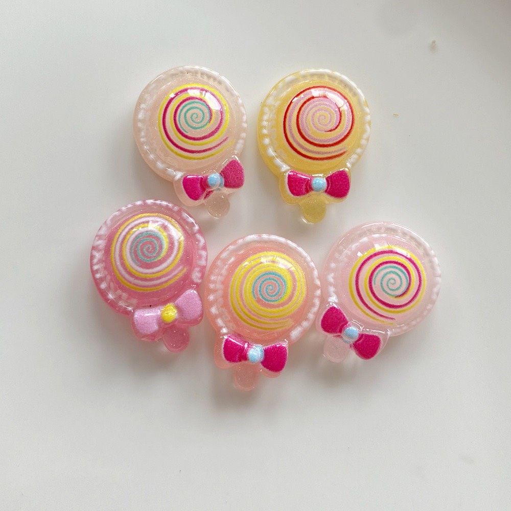 Charm (C434) slime/ Dụng Cụ Charm Trang Trí [Ko Keo &amp; Nút] Kẹo Bánh Mini - Giá 1 Cái