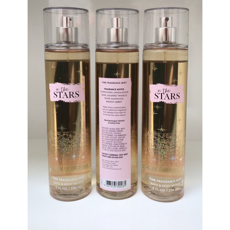 [TESTER]  Xịt thơm toàn thân 𝐈𝐍 𝐓𝐇𝐄 𝐒𝐓𝐀𝐑𝐒 Body mist BBW BEST SELLER Bath and Body Works 100ml