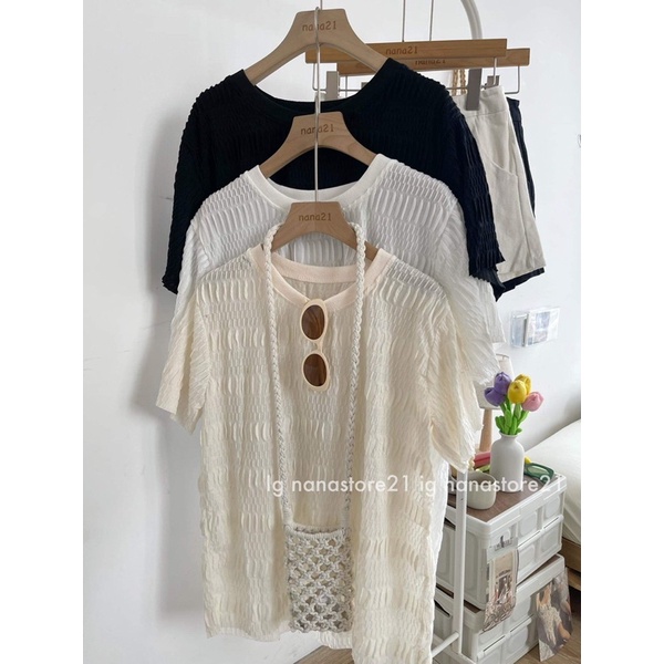 Áo pull xếp nhăn Nana21 Nanastore21