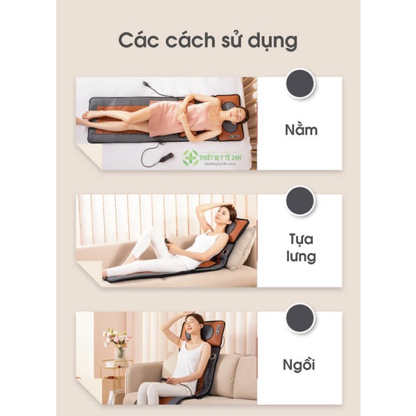 Đệm Massage, Nệm Massa Toàn Thân BM N78
