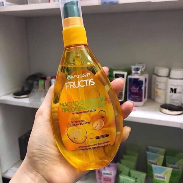 Tinhh dầu xịt dưỡng tóc Garnier Fructis siêu phục hồi mềm mượt tóc