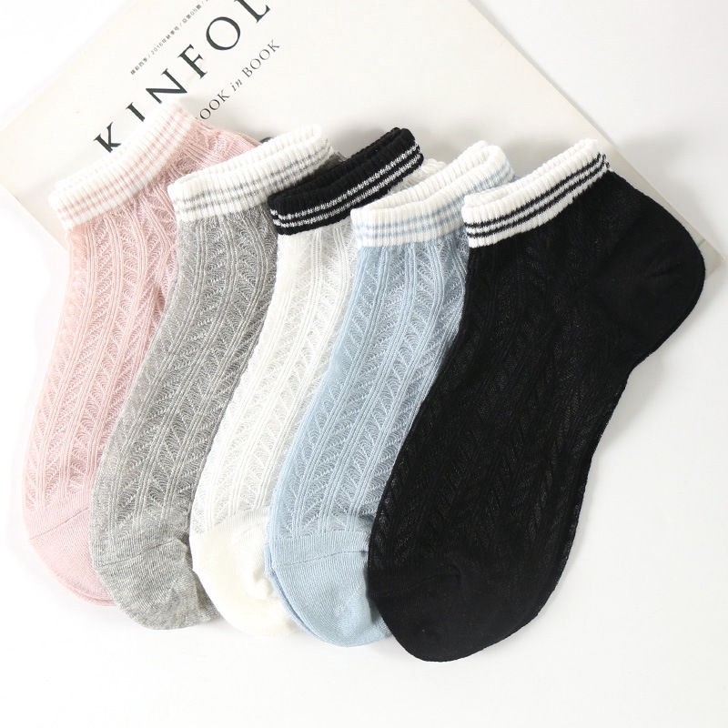 Vớ cổ ngắn siêu mỏng thời trang thịnh hành cho nữ