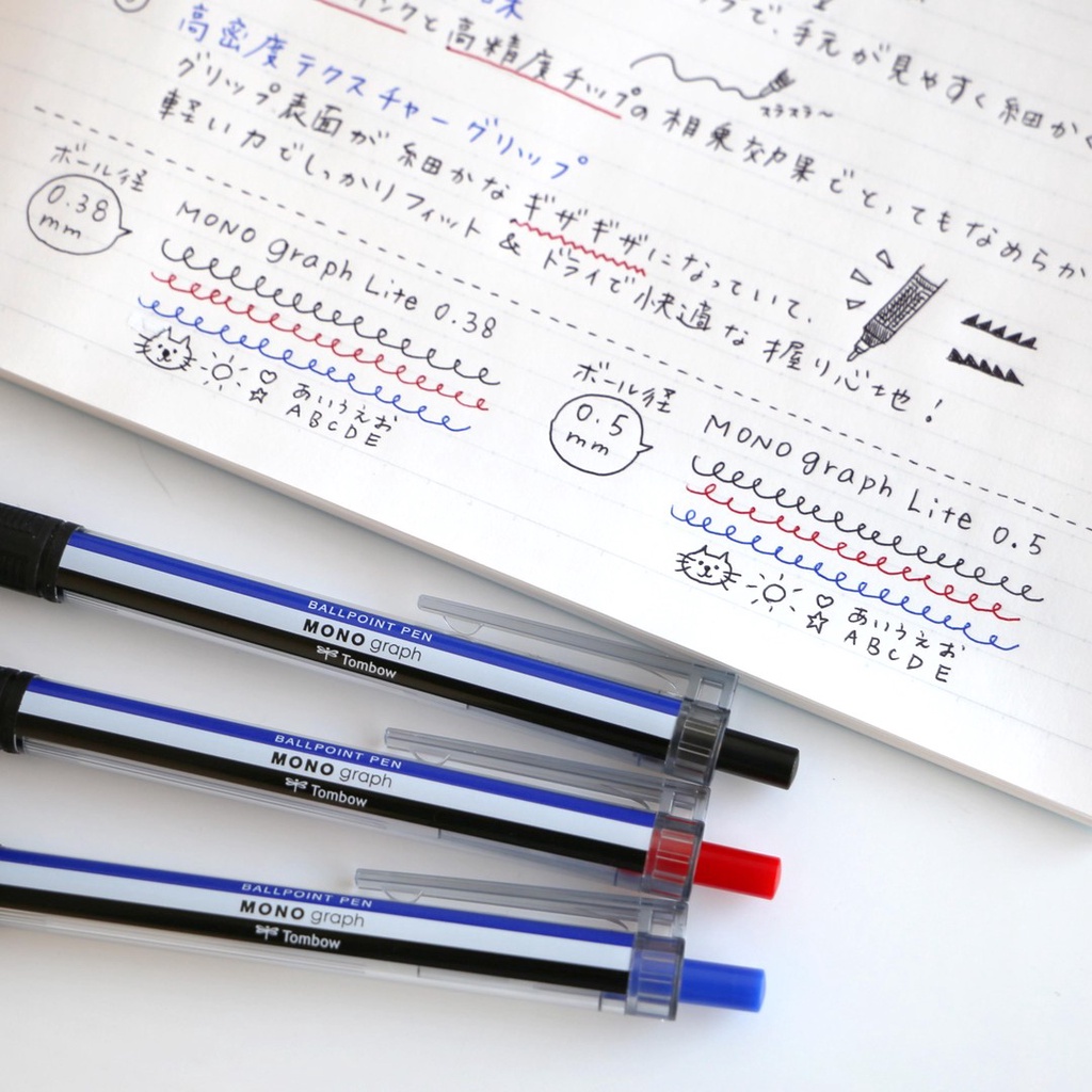 Bút bi Tombow MONO Graph Lite 0.5mm Smoky THEARTSHOP