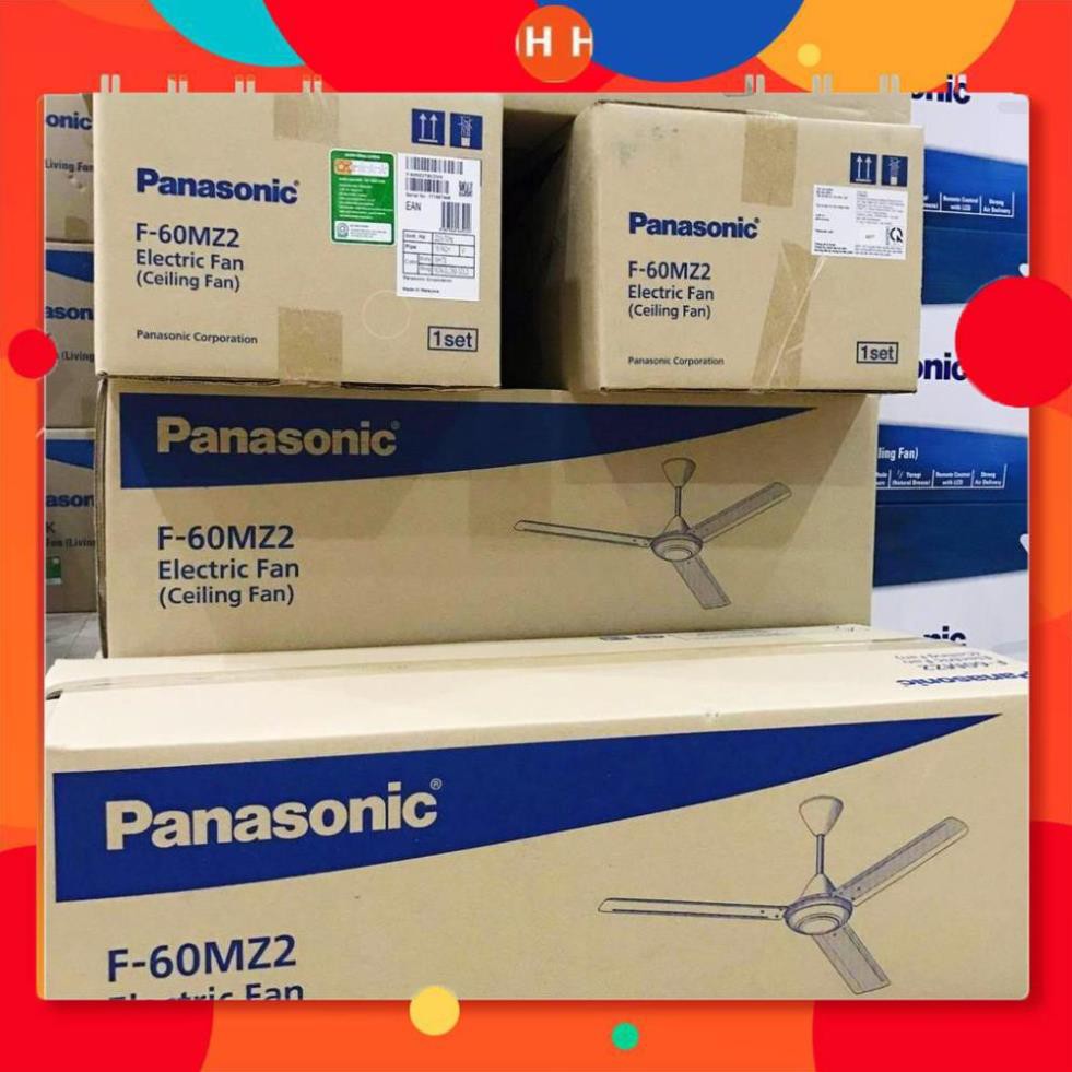 [Freeship] Quạt trần Panasonic F-60MZ2, hộp số 5 cấp, loại 3 cánh, hàng nhập khẩu 24h