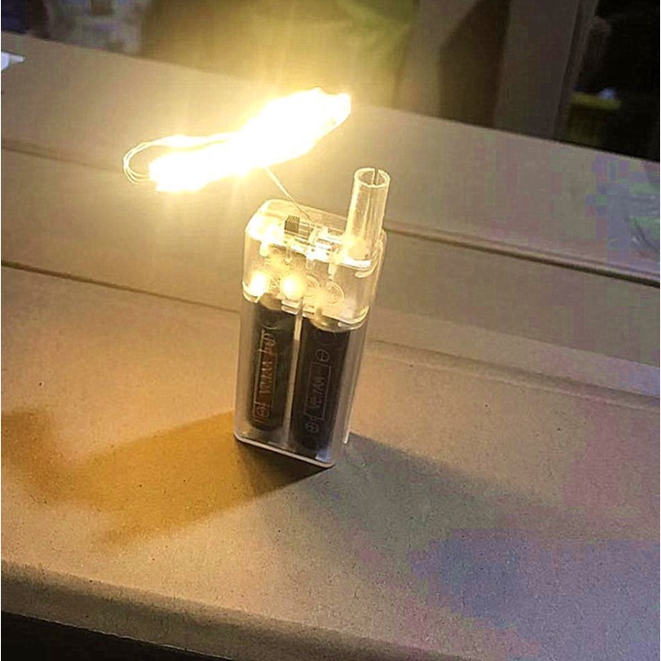 Đèn đóm 3m xài pin (ánh sáng vàng ấm)