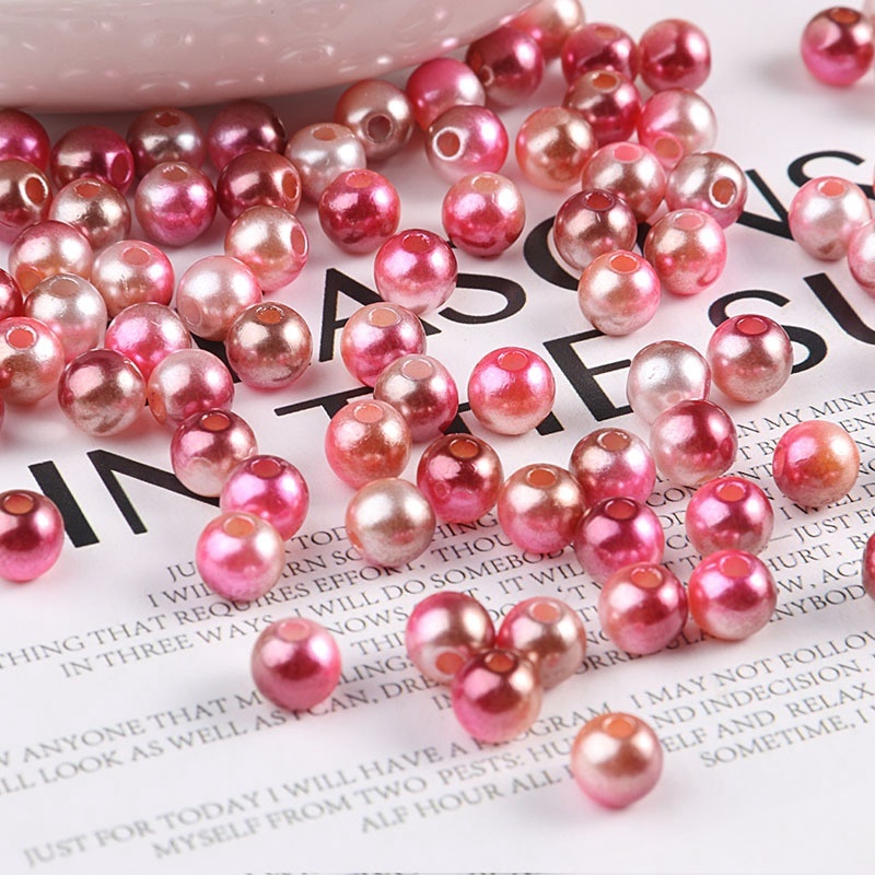 Gói 200 Hạt Ngọc Trai Giả Đường Kính 4mm Dùng Làm Trang Sức Thủ Công