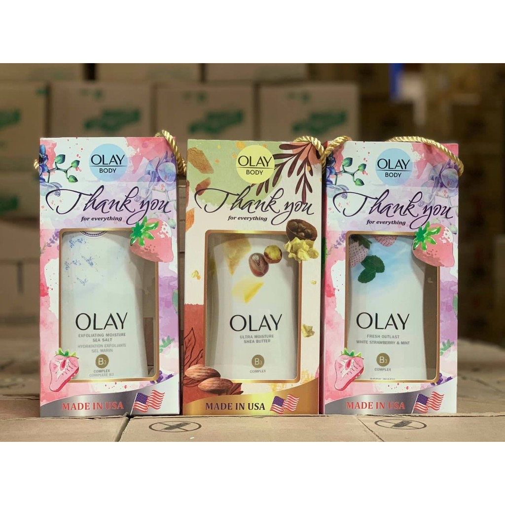 SỮA TẮM OLAY MỸ 650ML ( CÓ HỘP QUÀ )
