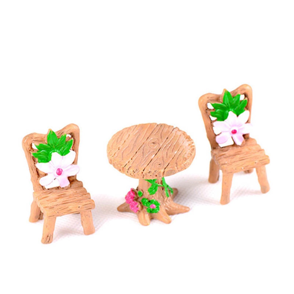 Mô Hình Ghế Ngồi Mini Bằng Nhựa Resin Dùng Trang Trí Tiểu Cảnh