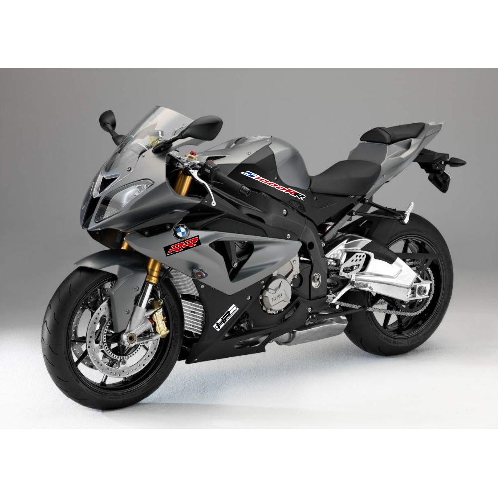 1 Miếng Dán Phản Quang Chống Thấm Nước Trang Trí Xe Mô Tô BMW S1000RR
