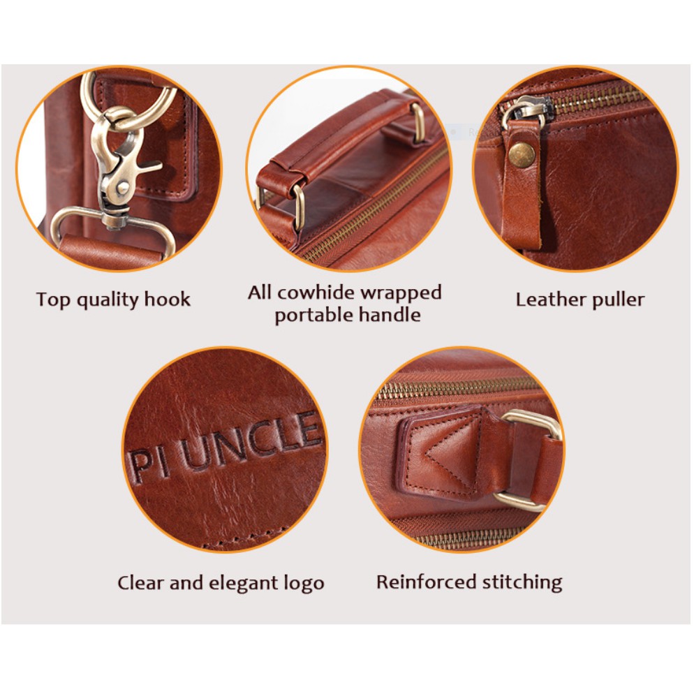 Túi đeo chéo đeo vai nam 100% da thật hàng cao cấp phong cách mới