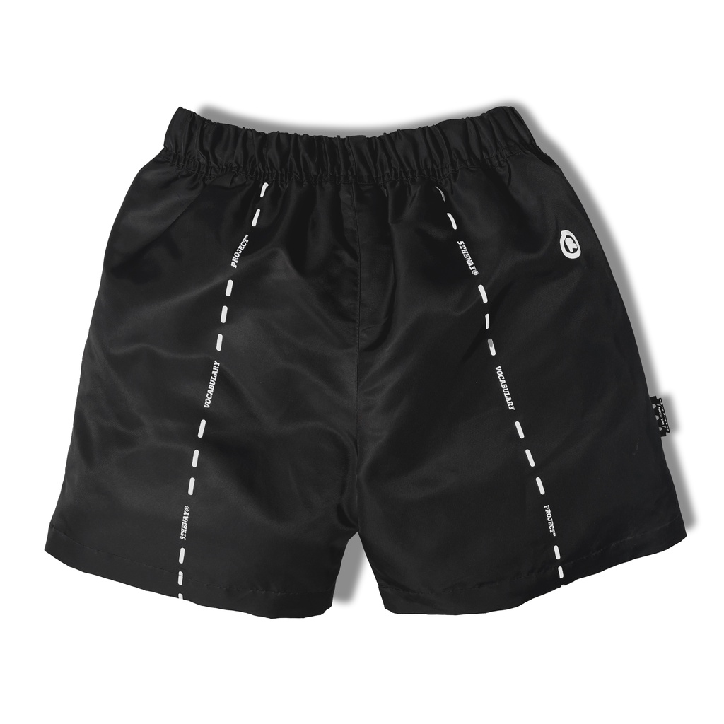 Quần Short Poly 5THEWAY /street-voca/ POLY SHORT in BLACK