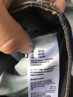 Jean eagle xuất xịn 1 màu full tem tag