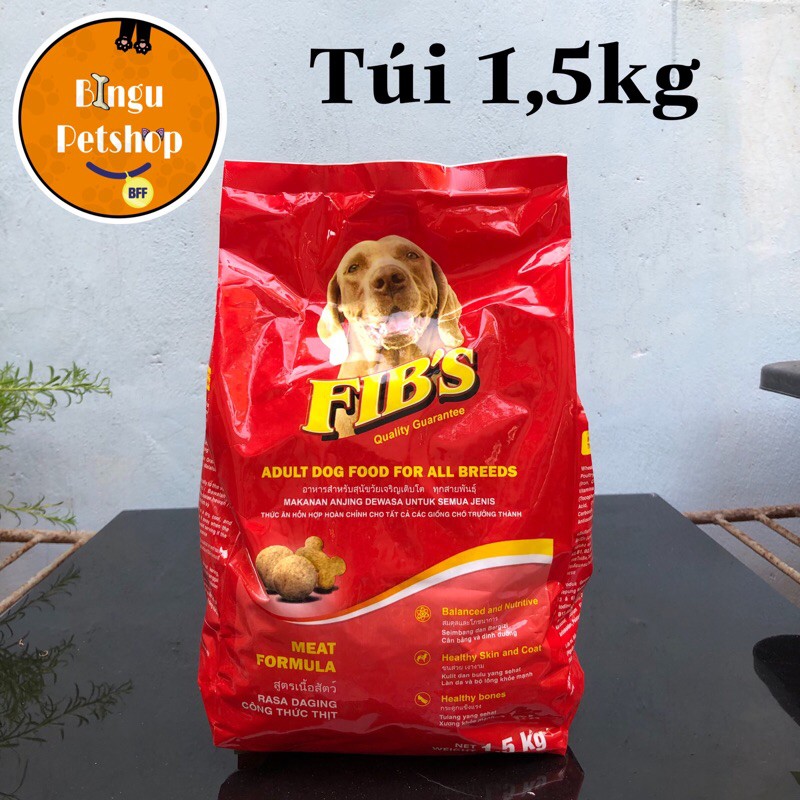 [SIÊU TIẾT KIỆM TÚI 1,5KG] Thức ăn cho chó trưởng thành Ganador Fib's 1,5 kg | Bingu Petshop