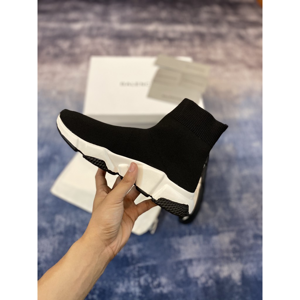[MyGsneaker] Giày Balen Speed đen cổ chun cao cấp