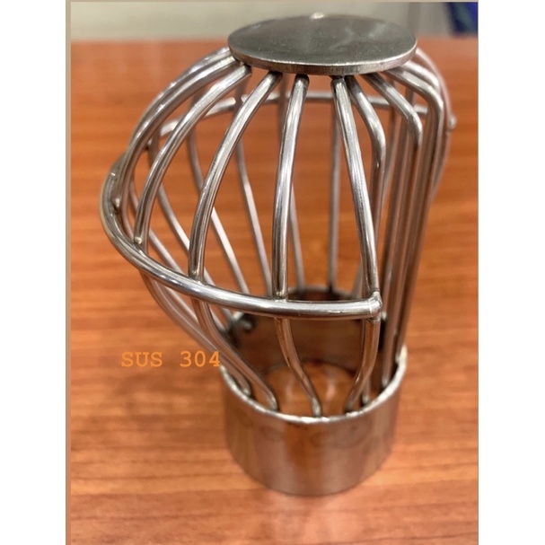 Quả cầu chắn rác inox thoát ngang phi 60 sân thượng, ban công, sàn