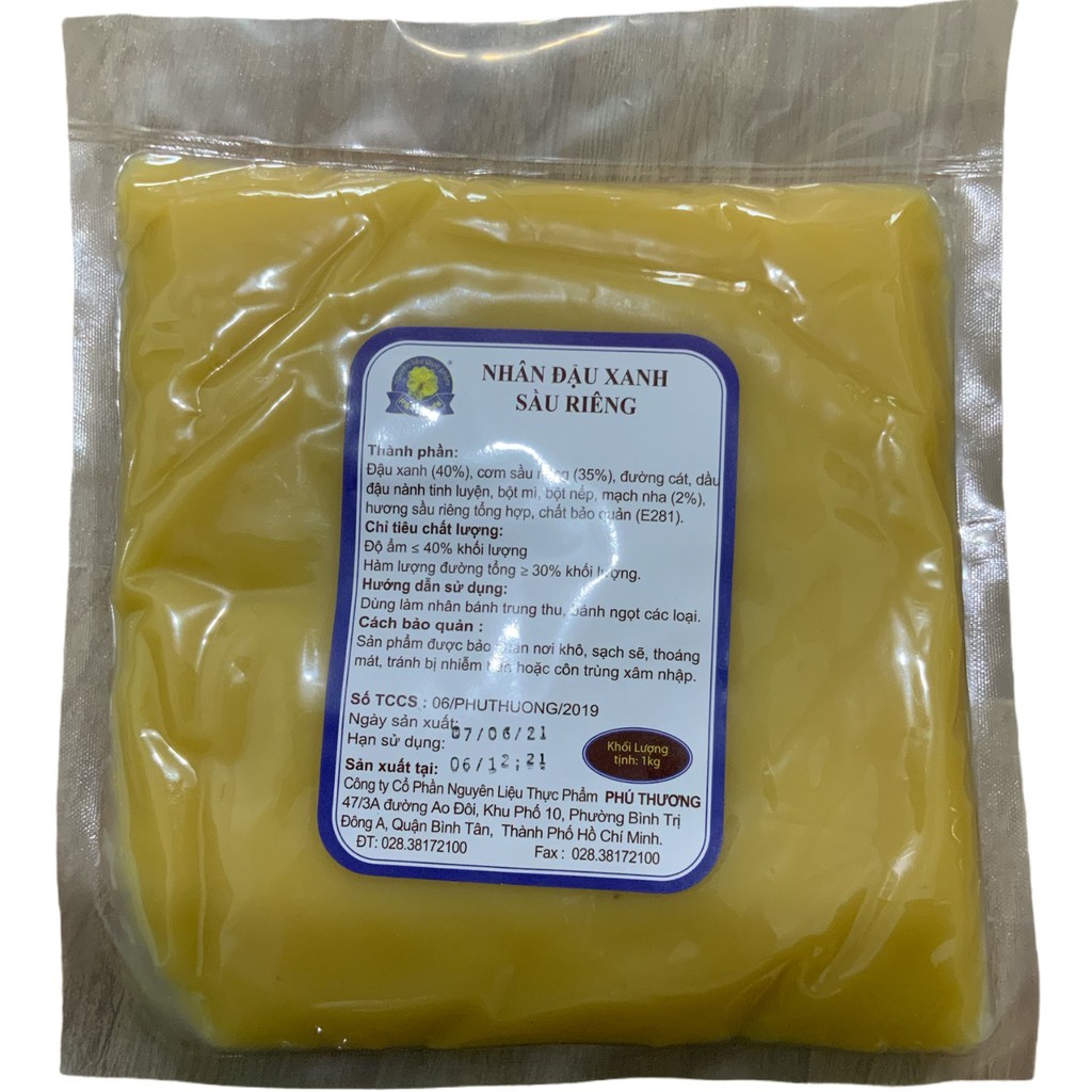 #Siêu rẻ# Nhân bánh sầu riêng, khoai môn, đậu xanh, lá dứa, hạt sen, trà xanh của Phú Thương