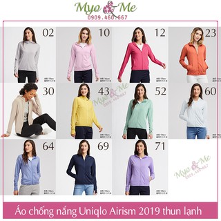 (Mẫu 2019) Áo chống nắng Uniqlo Airism UV Cut vải thun lạnh