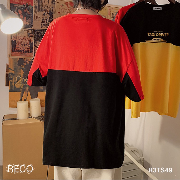Áo thun, phông nam Hàn Quốc cao cấp dáng rộng tay lỡ T-Shirt Loose R3TS49 Unisex