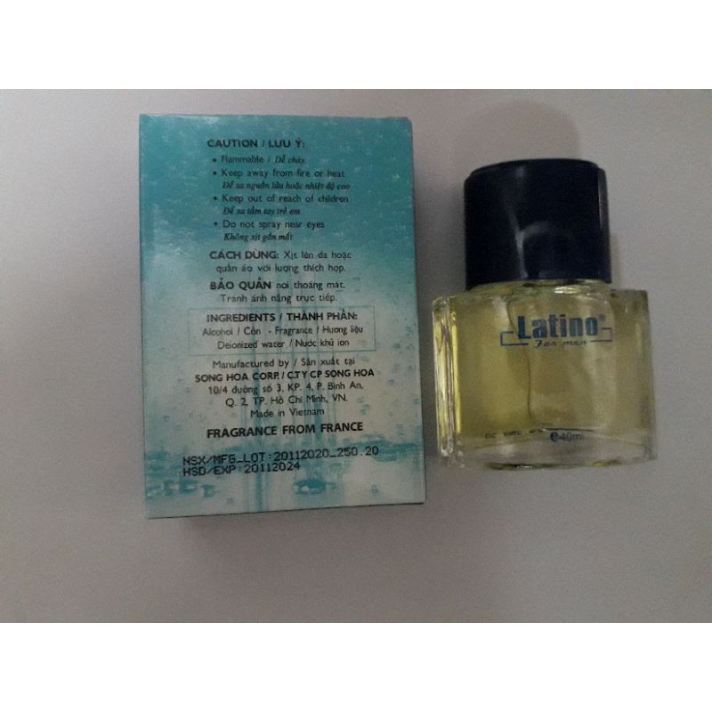 Nước hoa Nam Latino N29, N30 | Thế Giới Skin Care