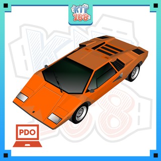 Mô hình giấy Xe Lamborghini Countach LP400