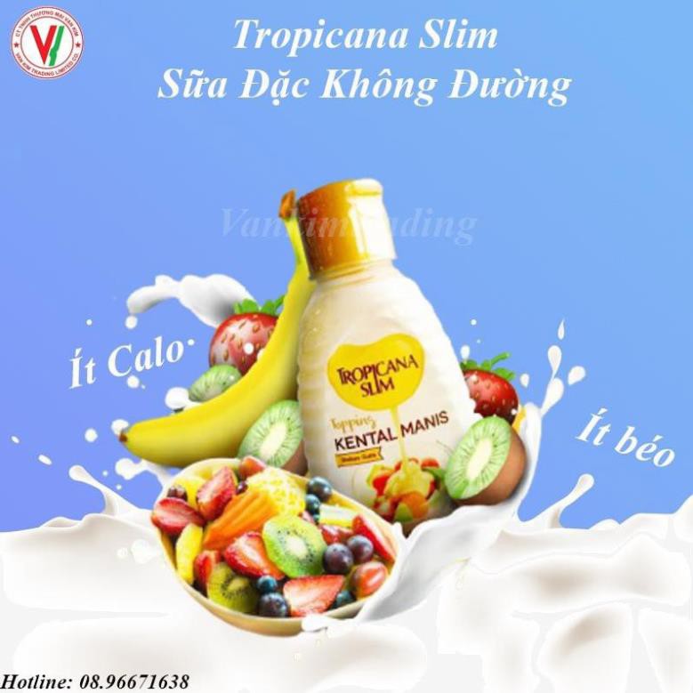 Sữa Đặc ăn Kiêng Không Đường Tropicana Slim An Toàn Cho Người Tiểu Đường Và Ăn Kiêng Healthy, Eatclean