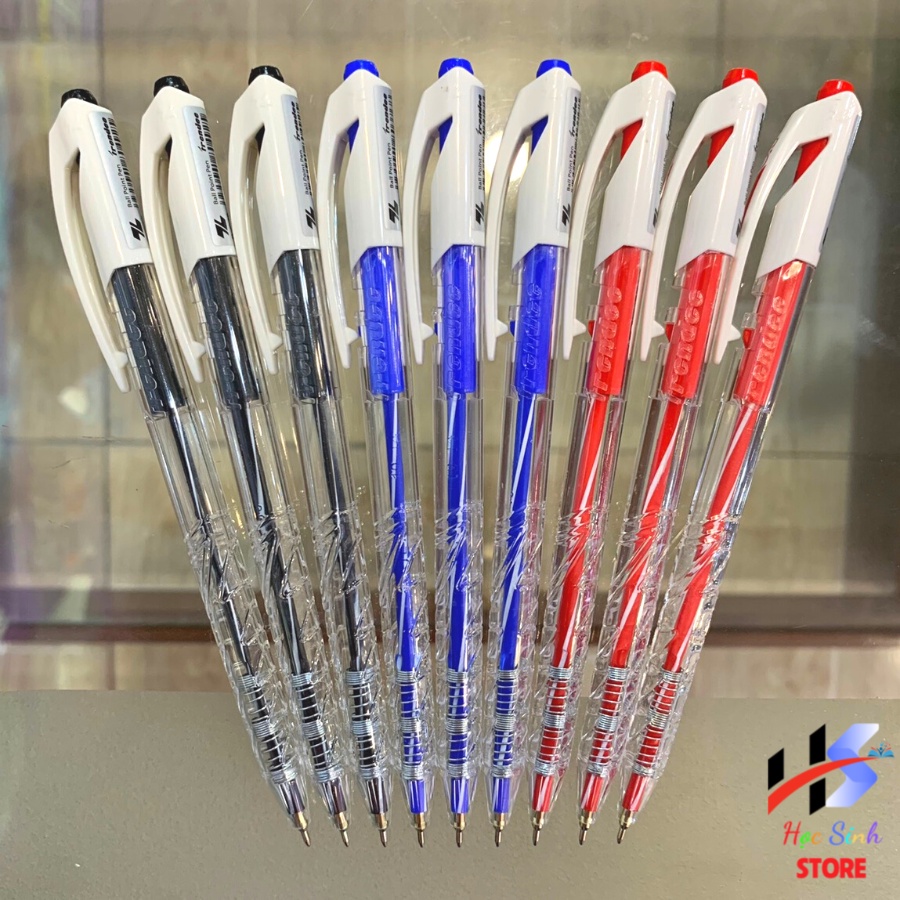 Hộp 20 cây bút bi Thiên Long ngòi 0.5mm TL079 ( Xanh, đỏ, đen )
