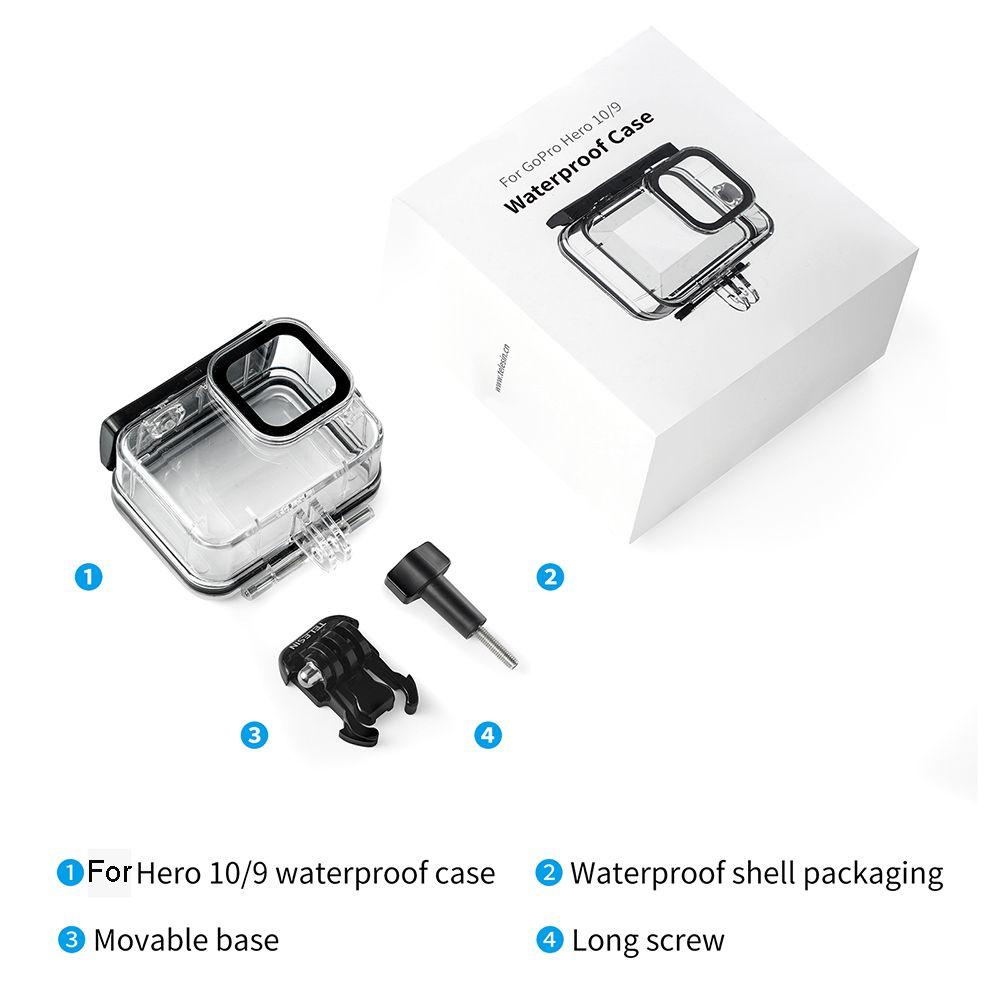 BTLIMER Bộ Lọc Bảo Vệ Ống Kính Máy Ảnh Dưới Nước Cho Go Pro 9 / 10 Go Pro 9 / 10