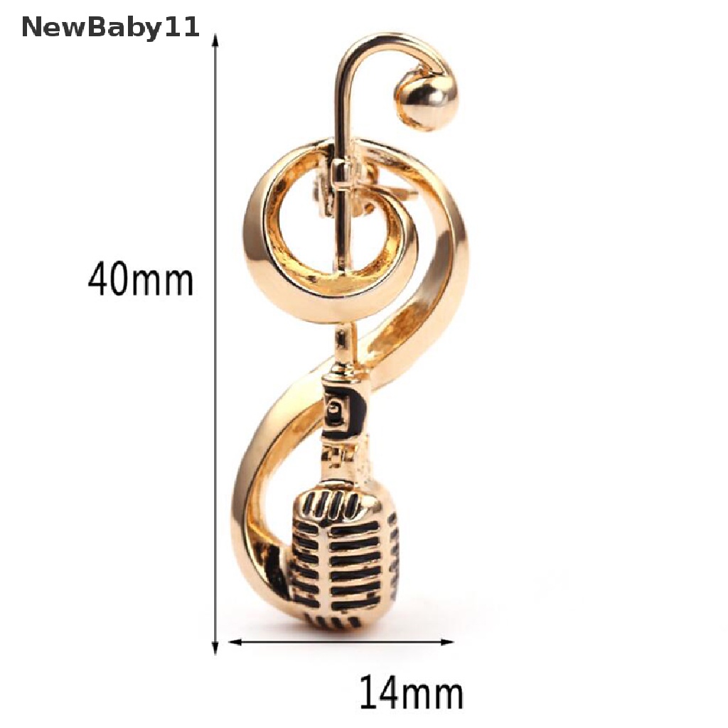 Ghim Cài Áo Hình Nốt Nhạc Cổ Điển Cho Nữ