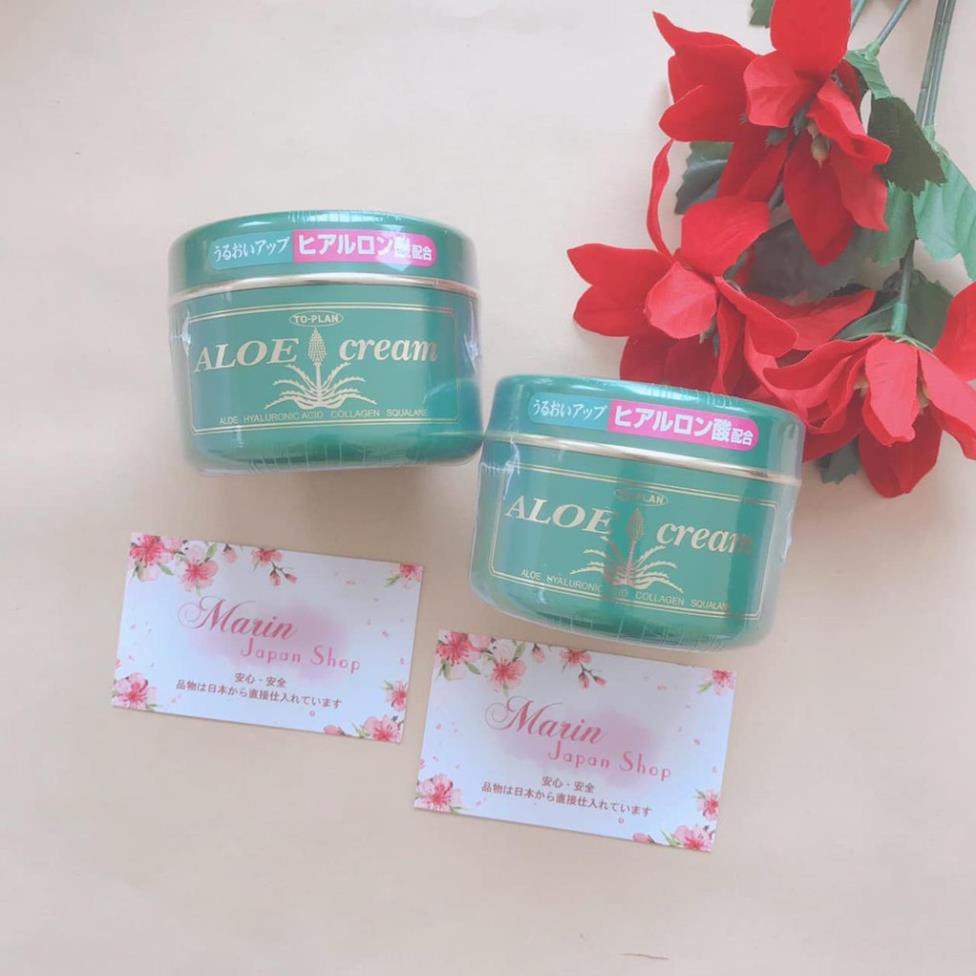 (SALE) Kem dưỡng da toàn thân body lô hội Aloe Cream To Plan Nhật Bản