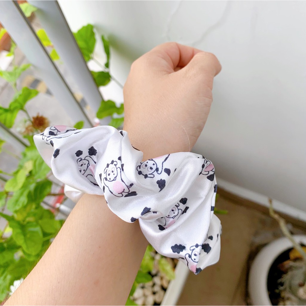 [Mã FAXANH55 giảm 10K đơn 50K] Cột tóc scrunchies doreamon, khủng lông, scrunchies bạch tuộc