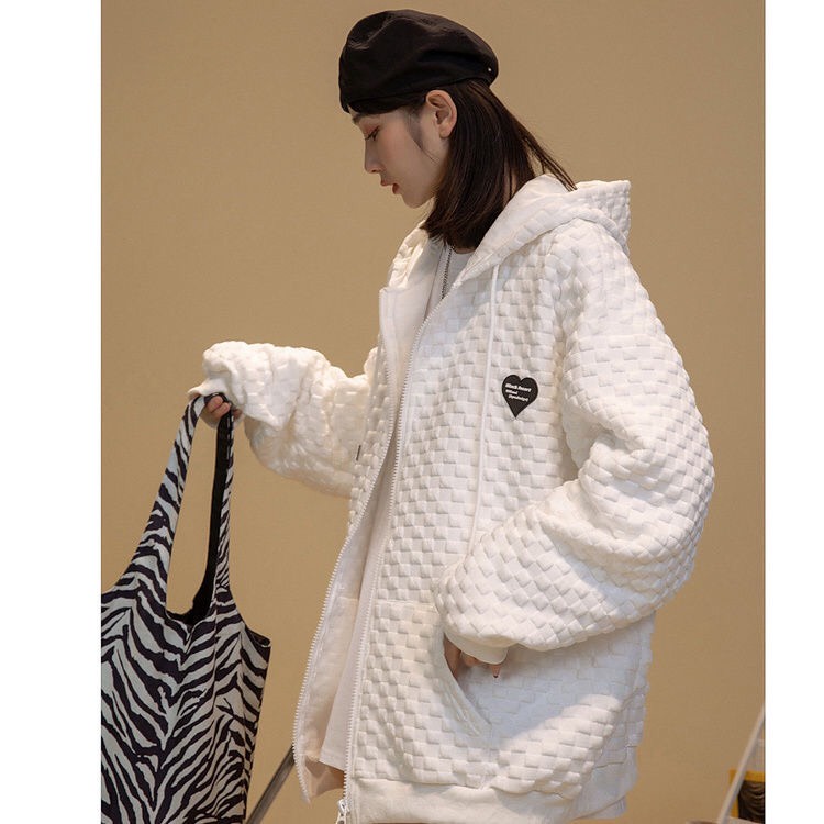 Combo áo khoác hoodie nỉ form rộng khóa kéo khóa zip Hàn quốc | BigBuy360 - bigbuy360.vn