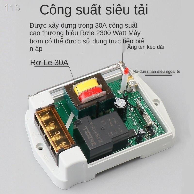 [bán chạy]Động cơ máy bơm nước gia đình 220V công tắc điều khiển từ xa suất cao nhà thông minh