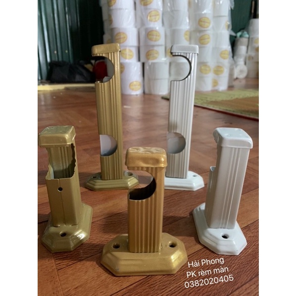Trụ sắt đơn đẹp đỡ sào rèm phi 28 & 32