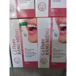 Dung dịch làm sạch răng miệng Cỏ Thơm Răng Miệng 20ml ngừa hôi miệng viêm lợi