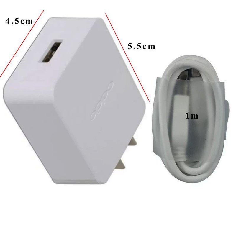 Cốc sạc Oppo 2A kèm cáp USB sạc