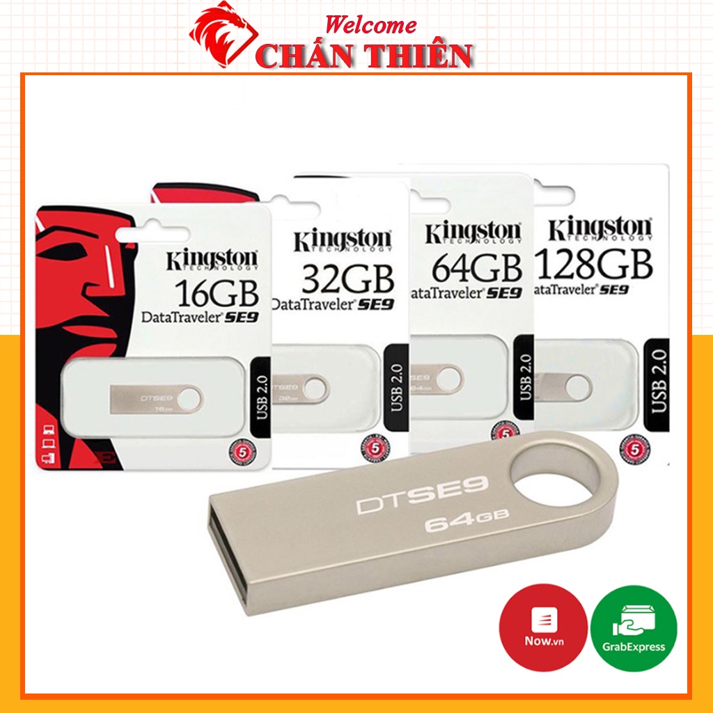 Usb kingston 64gb 32gb 16gb 8gb 4gb chống nước nhỏ gọn tốc độ 2.0 3.0 bảo hành 12 tháng Phụ Kiện Chấn Thiên